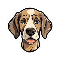 Dog Vector Cute Dog Cartoon Symbol