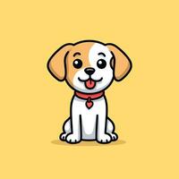 Dog Vector Cute Dog Cartoon Symbol