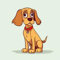 Dog Vector Cute Dog Cartoon Symbol