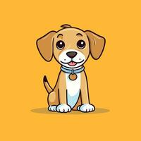 Dog Vector Cute Dog Cartoon Symbol