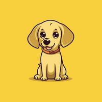 Dog Vector Cute Dog Cartoon Symbol