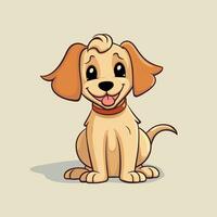 Dog Vector Cute Dog Cartoon Symbol