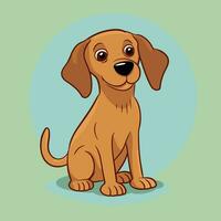 Dog Vector Cute Dog Cartoon Symbol