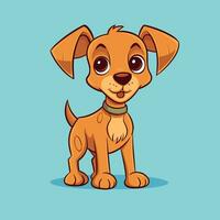 Dog Vector Cute Dog Cartoon Symbol