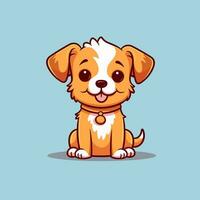 Dog Vector Cute Dog Cartoon Symbol