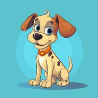 Dog Vector Cute Dog Cartoon Symbol