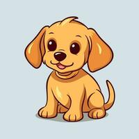 Dog Vector Cute Dog Cartoon Symbol