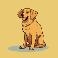 Dog Vector Cute Dog Cartoon Symbol