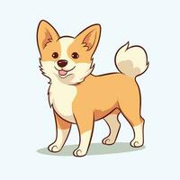 Dog Vector Cute Dog Cartoon Symbol