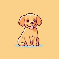 Dog Vector Cute Dog Cartoon Symbol