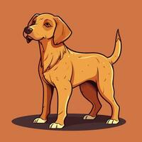 Dog Vector Cute Dog Cartoon Symbol