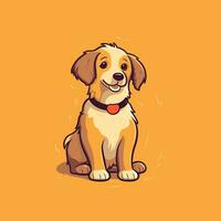 Dog Vector Cute Dog Cartoon Symbol