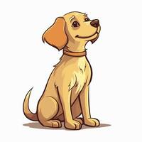 perro vector linda perro dibujos animados símbolo