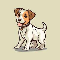 Dog Vector Cute Dog Cartoon Symbol