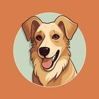 Dog Vector Cute Dog Cartoon Symbol