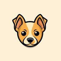 Dog Vector Cute Dog Cartoon Symbol