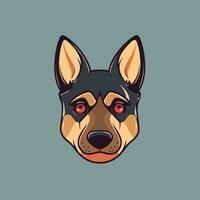 Dog Vector Cute Dog Cartoon Symbol