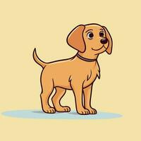 Dog Vector Cute Dog Cartoon Symbol