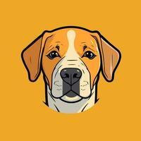 Dog Vector Cute Dog Cartoon Symbol