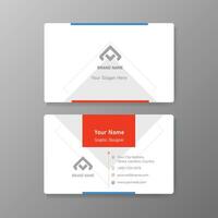 Modern Business card Design template vector