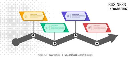 Infographic design template with place for your data. Vector illustration.