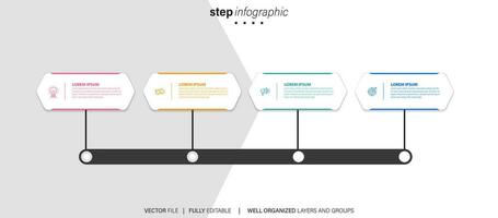 Infographic design template with place for your data. Vector illustration.