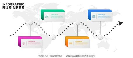 Modern Vector Infographic Template