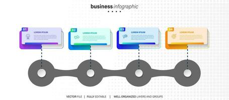 plantilla de elemento de infografía vector