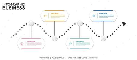 infographic element template vector