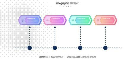 Modern Infographic Vector Template