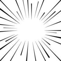 Abstract Radial Rays Burst Effect vector