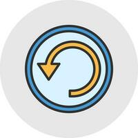 Circular Arrow Vector Icon Design