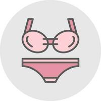 Bikini Vector Icon Design