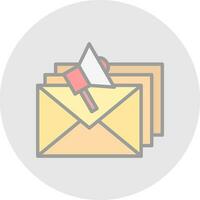 Email Marketing Vector Icon Design