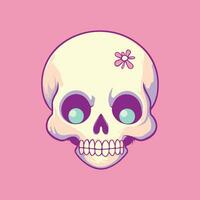 Cartoon Skull Design, A Whimsical Approach vector