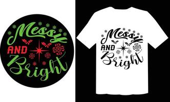 Messy And Bright  Ornament T Shirt vector