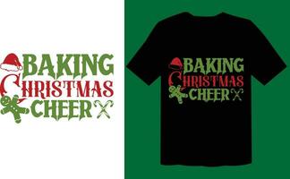 Baking Christmas Cheer T Shirt File vector