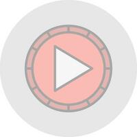 Play Button Vector Icon Design