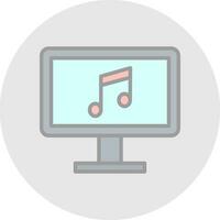 Monitor Screen Vector Icon Design