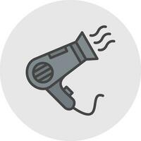 Hairdryer Vector Icon Design