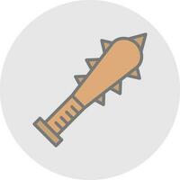 Cudgel Vector Icon Design