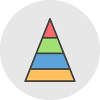 Pyramid Vector Icon Design