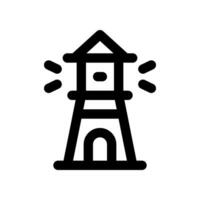 lighthouse icon. vector icon for your website, mobile, presentation, and logo design.