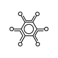 ion particle icon vector