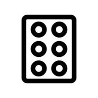 tablet line icon. vector icon for your website, mobile, presentation, and logo design.