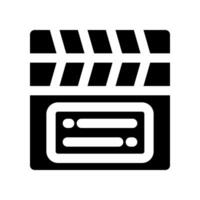 clapperboard icon. vector icon for your website, mobile, presentation, and logo design.