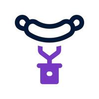 sausage icon. vector icon for your website, mobile, presentation, and logo design.