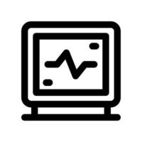 cardiogram line icon. vector icon for your website, mobile, presentation, and logo design.