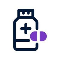 medicine duo tone icon. vector icon for your website, mobile, presentation, and logo design.