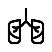 lungs line icon. vector icon for your website, mobile, presentation, and logo design.
